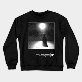 Echo & The Bunnymen / Minimal Graphic Design Tribute Crewneck Sweatshirt